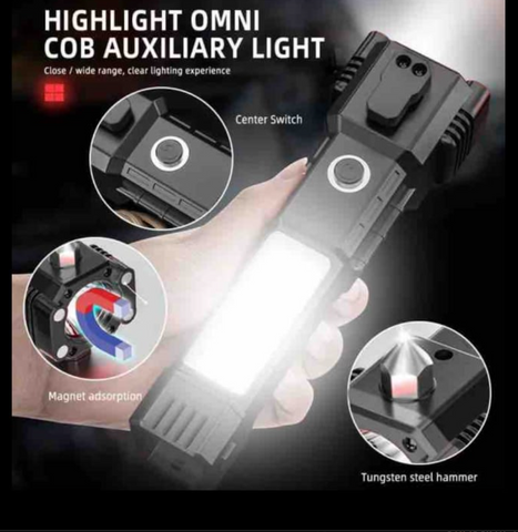 Compact Hammer with Torch Light